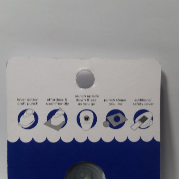 Lever Action Craft Punch Scalloped Edge Circle 5/8 - Picture 7 of 9